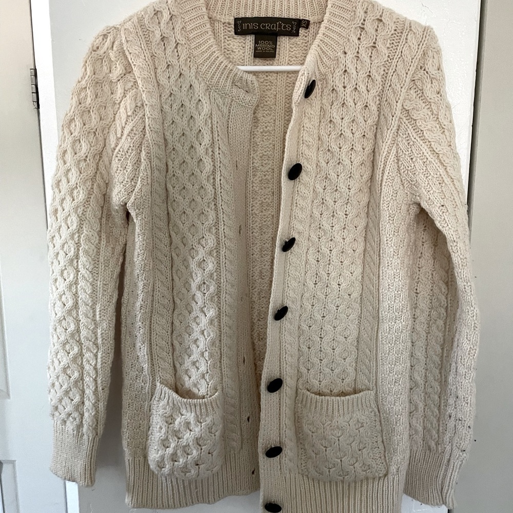 100% wool sweater from Ireland